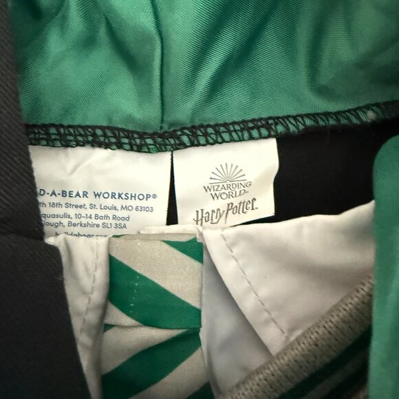 Build A Bear HARRY POTTER Outfit Slytherin Robe Sweater Tie Wand - Picture 4 of 4